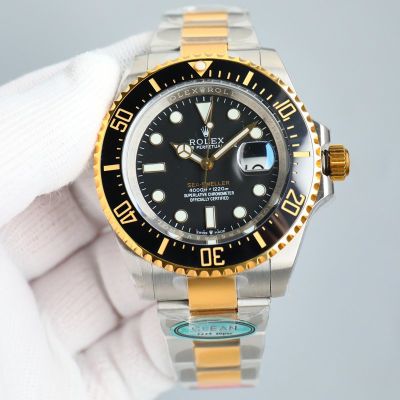 C Factory Swiss 3235 Replica Rolex Deepsea SEA-DWELLER Rolex 126603 Two Tone Watch 43 mm 
